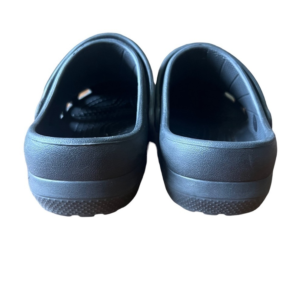Crocs Unisex-Adult Bistro Clogs. Black. Size Women’s 7/ Men’s 5 - Picture 4 of 11